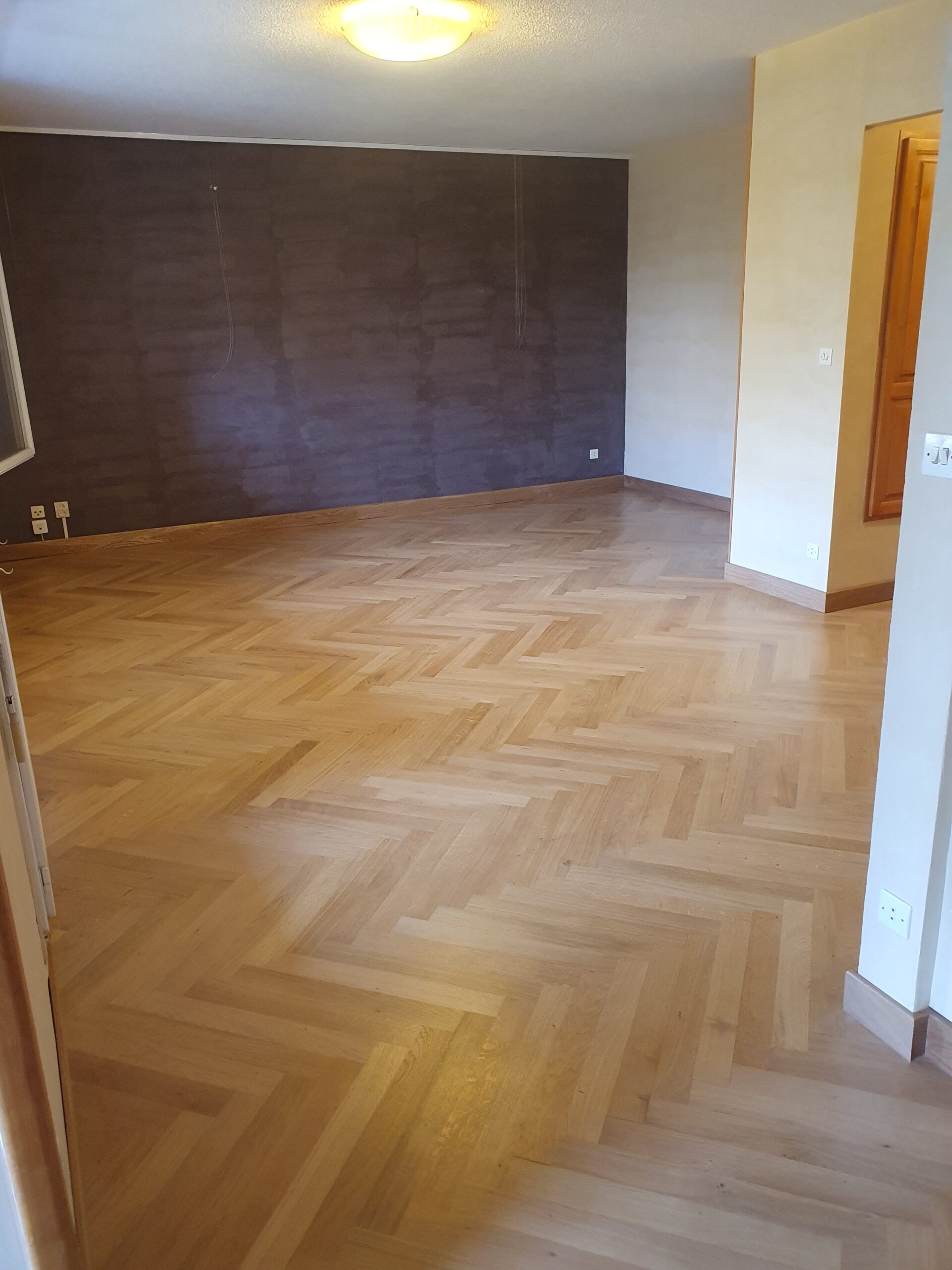 Parquet à chevrons